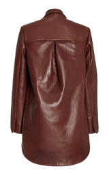 The Kennedi Jacket in Smoked Paprika Nappa Leather