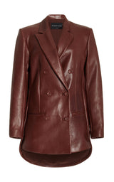 The Kennedi Jacket in Smoked Paprika Nappa Leather