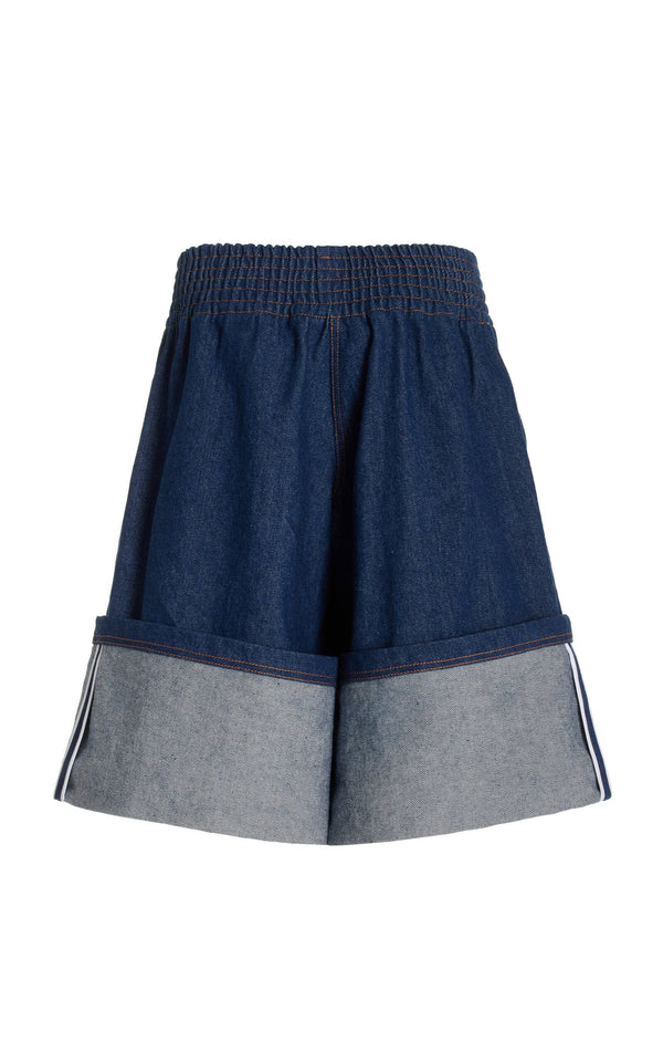 The Clover Short in Indigo