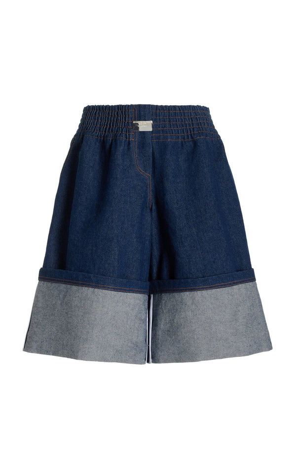 The Clover Short in Indigo