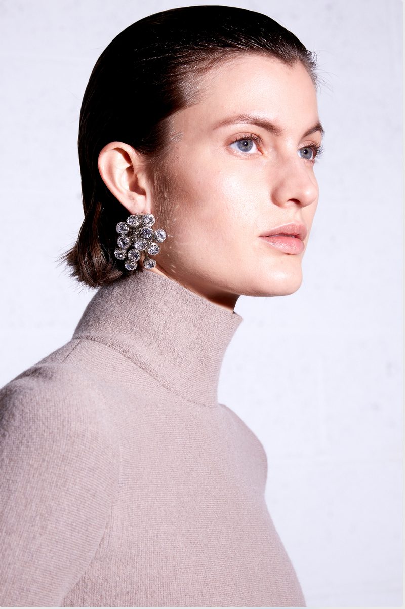 Crystal 2025 starburst earrings