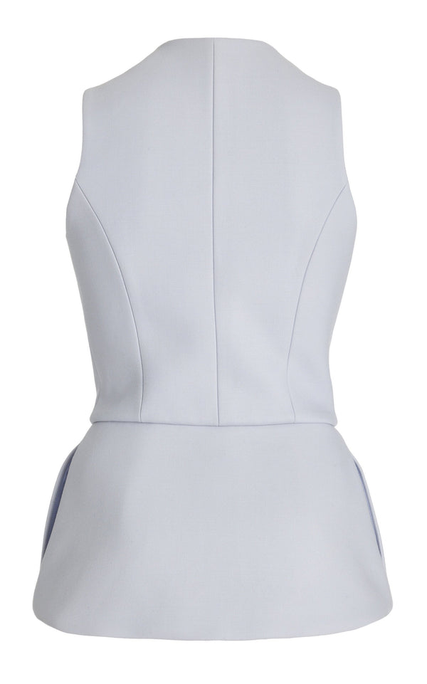 The Courtney Cargo Top in Sky Blue