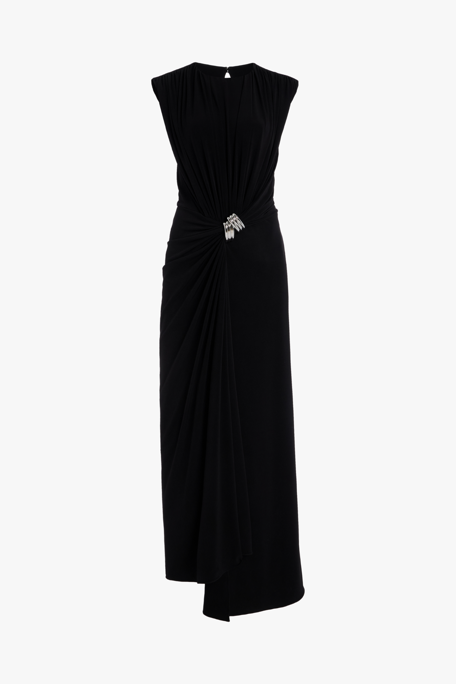 The Serena Dress in Black and Silver