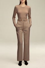The Eden Crewneck in Fawn
