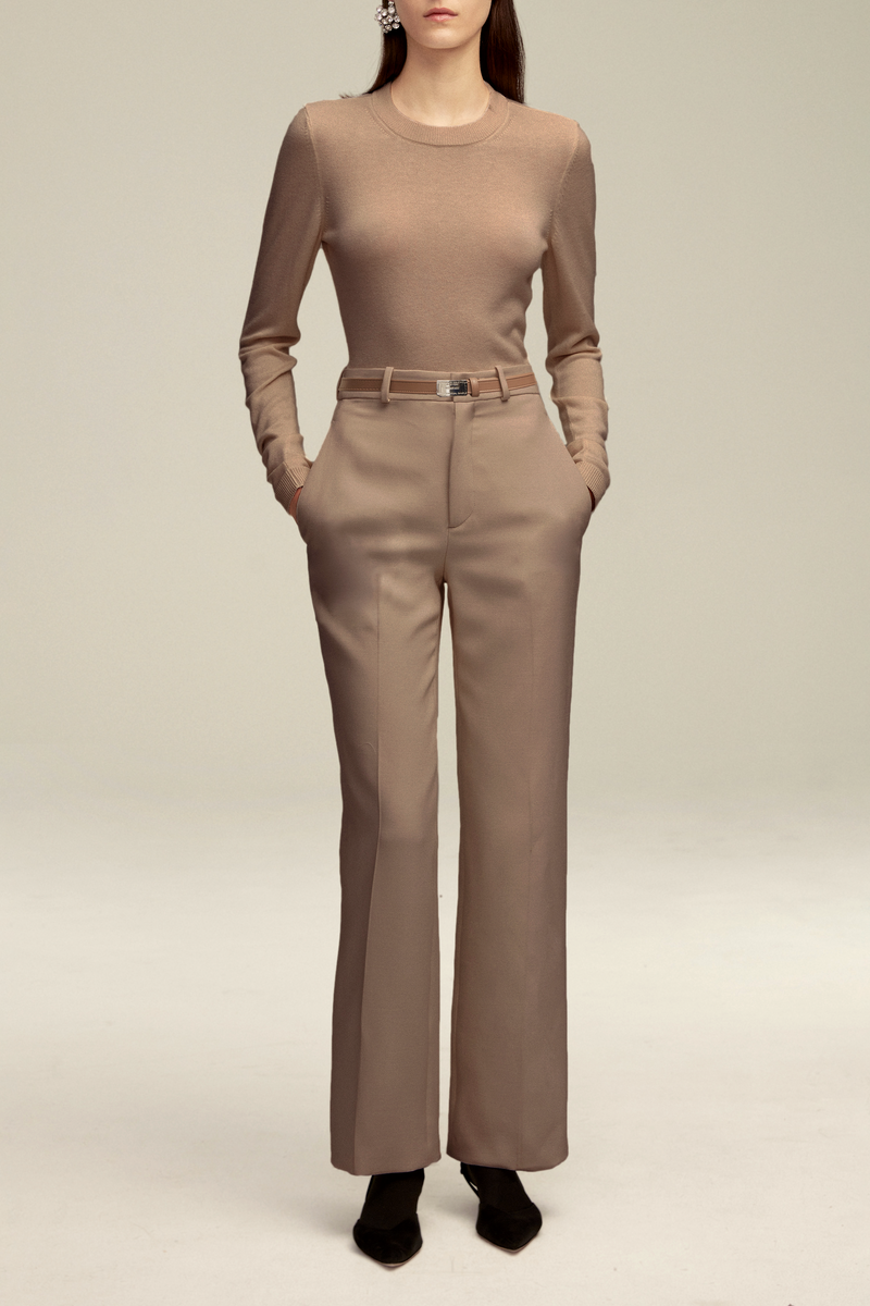 The Eden Crewneck in Fawn