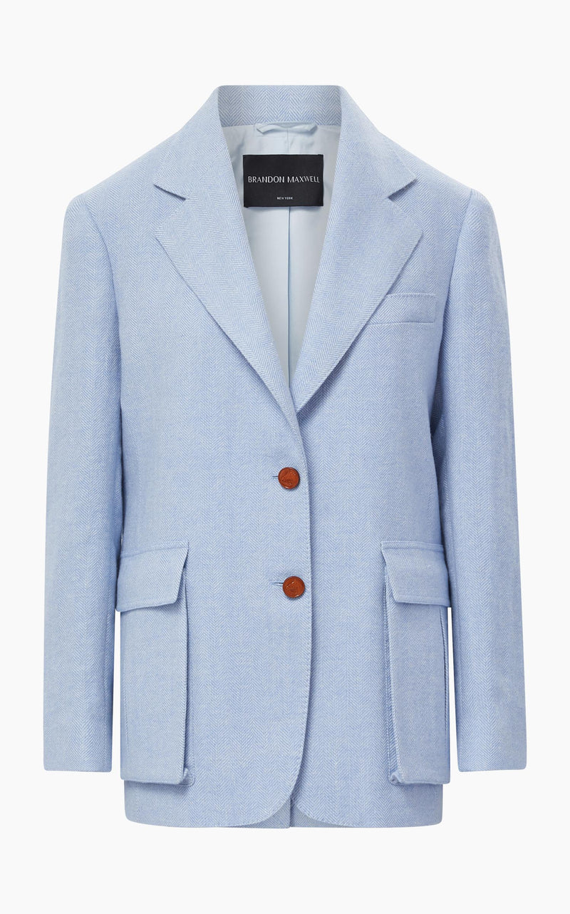The Ashland Jacket in Pale Blue