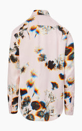 The Brit Button Down in Pink Kaleidoscope Floral
