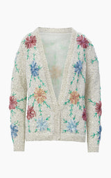 The Sawyer Sweater in Cream Floral