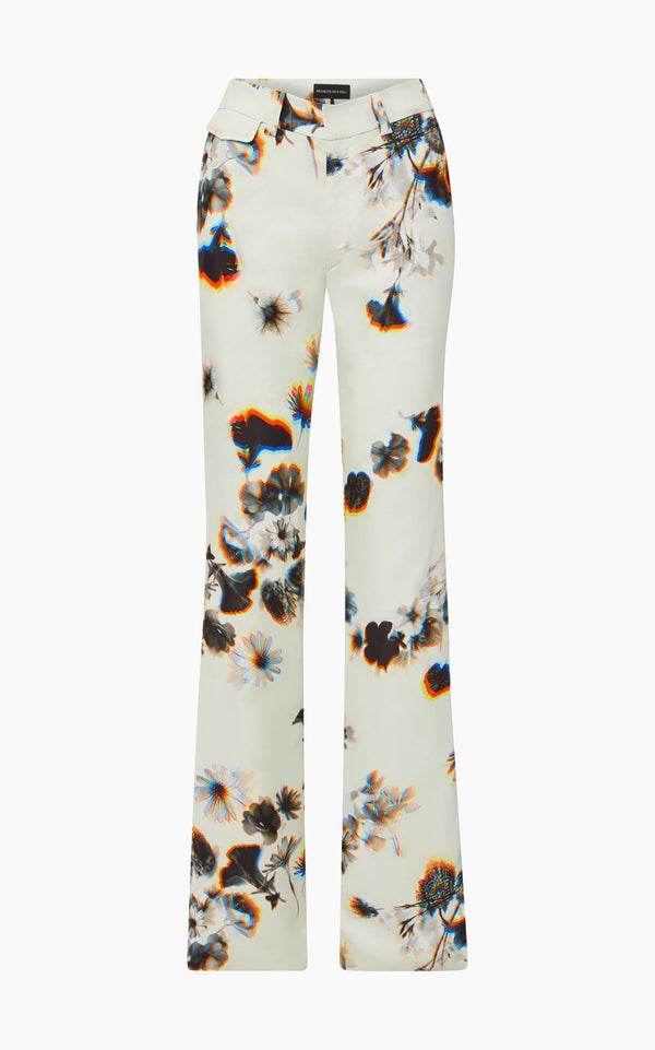 The Rena Trouser in Mint Kaleidoscope Floral