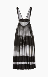 The Paige Dress in Sunset Black and White
