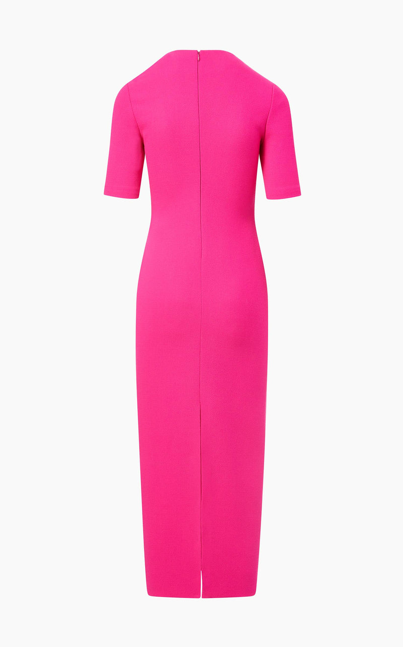 The Meghan Dress in Pink Glow